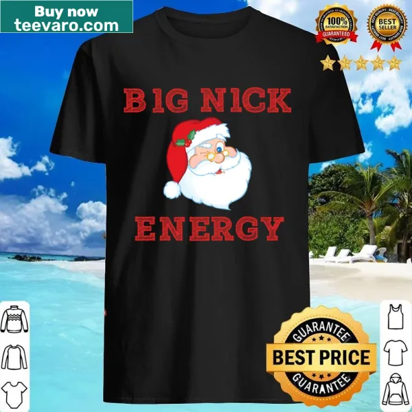 Retro Christmas shirt featuring a cheerful Santa design
