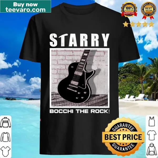 Cartoon-style Hitori Gotoh shirt inspired by Bocchi The Rock