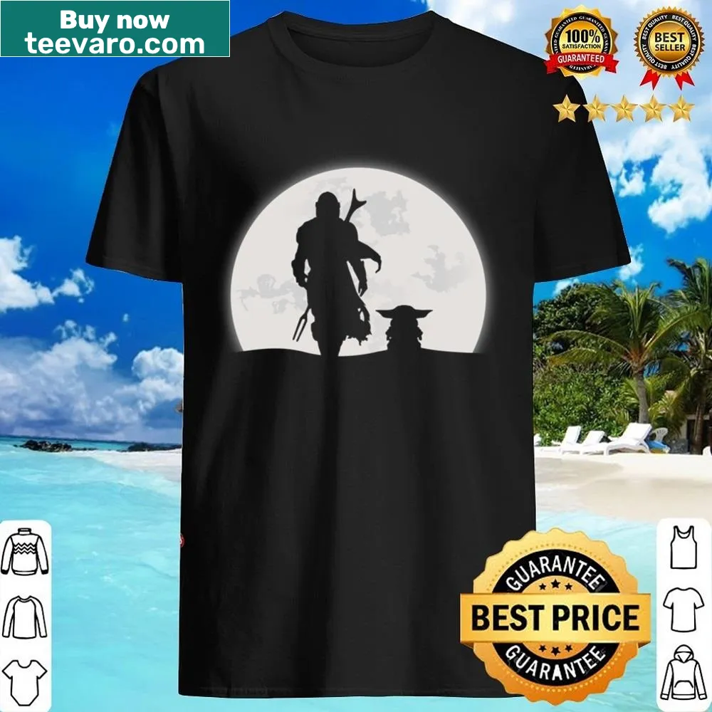 Bounty Hunter graphic shirt featuring a silhouette against a large moon