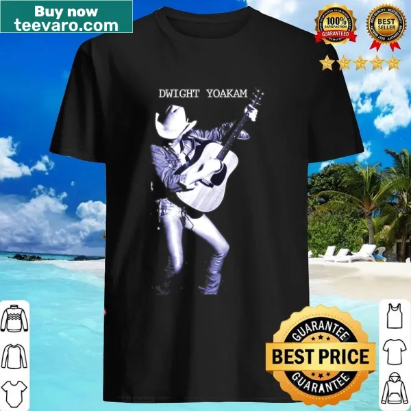 Vintage-style Dwight Yoakam concert shirt with nostalgic imagery