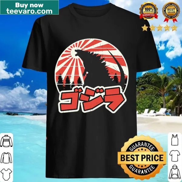 Retro Godzilla t-shirt featuring a vintage monster graphic