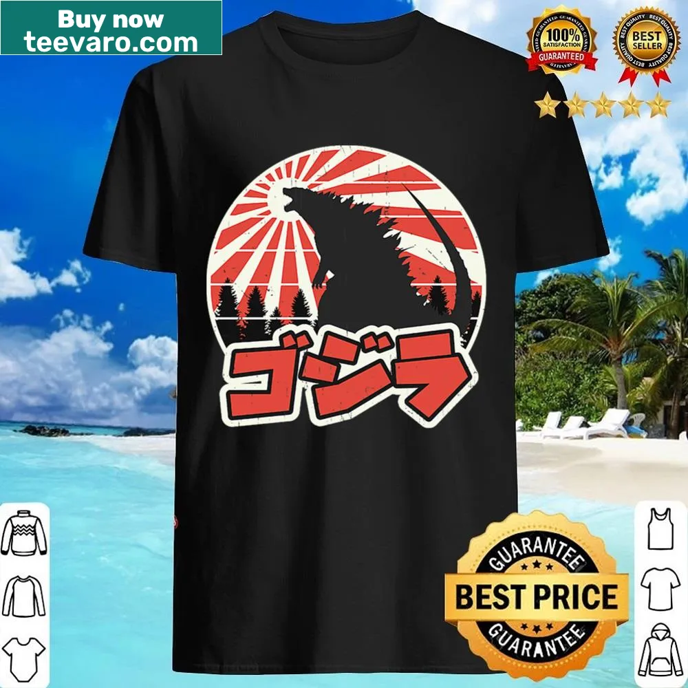 Retro Godzilla t-shirt featuring a vintage monster graphic