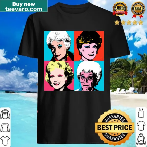 Artistic typography shirt inspired by Warhol's style