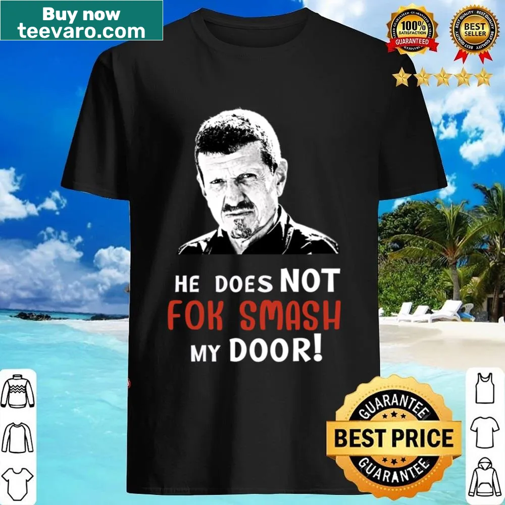 Tribute shirt featuring Guenther Steiner for motorsport fans