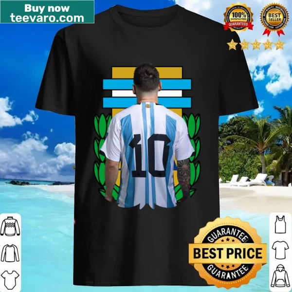 Graphic commemorating Lionel Messi's journey in World Cup 2022 with Argentina