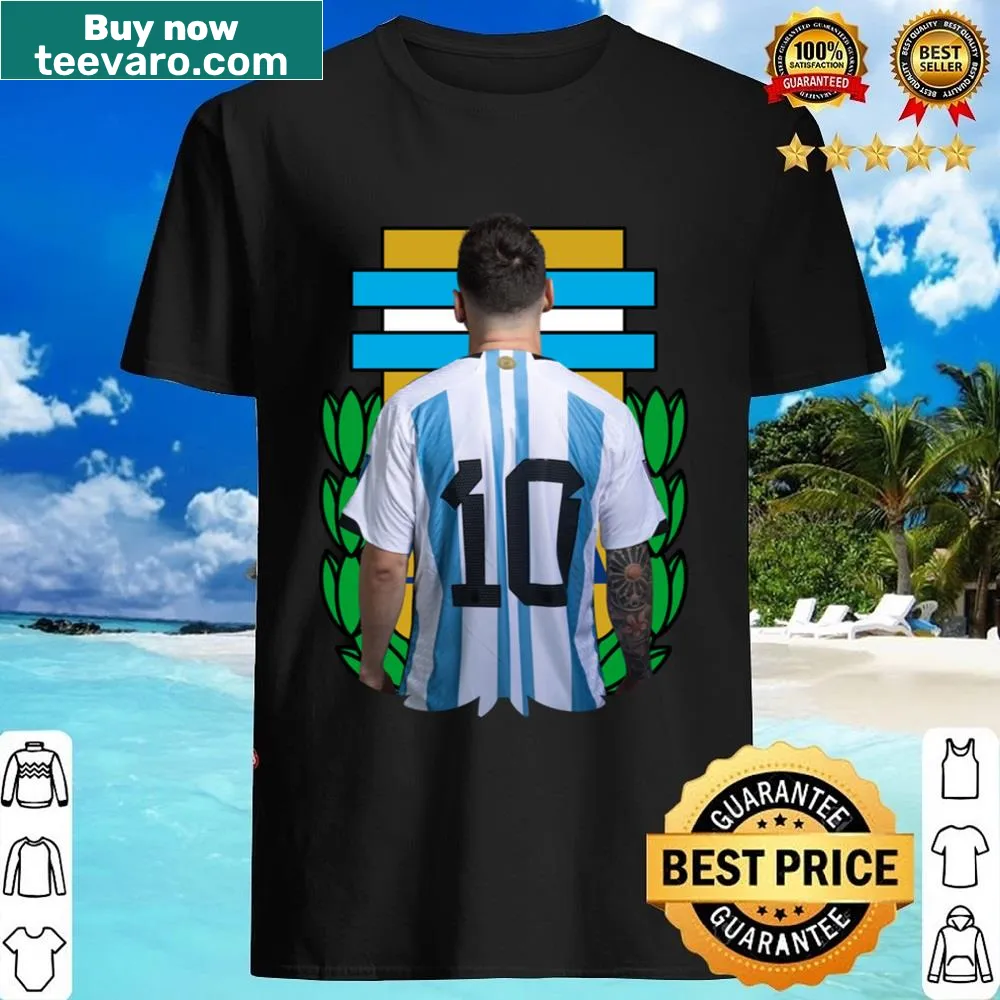 Graphic commemorating Lionel Messi's journey in World Cup 2022 with Argentina