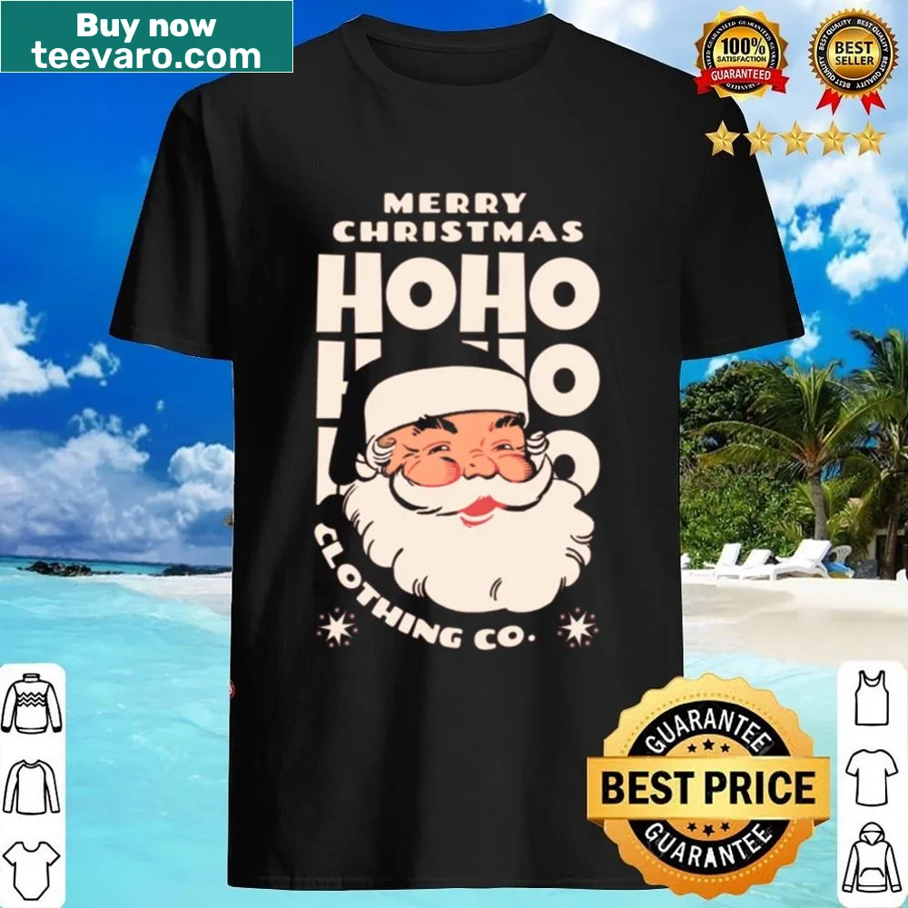 Merry Christmas shirt featuring festive text design