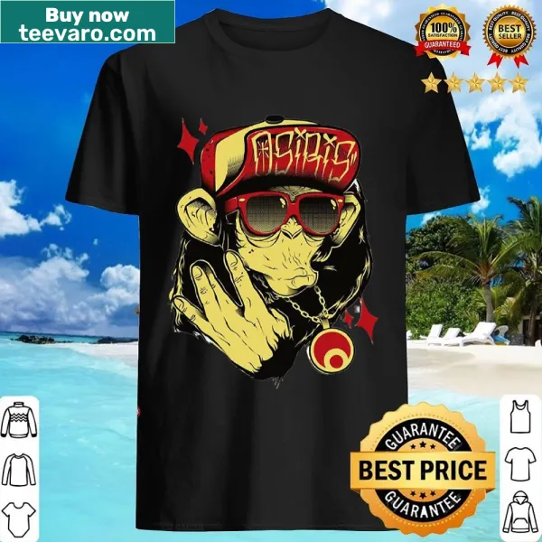 Shirt with the phrase 'People Call Me Singer Monkey' in playful typography