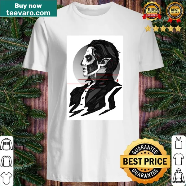 Illustration of a prince in exile on a fantasy-themed shirt