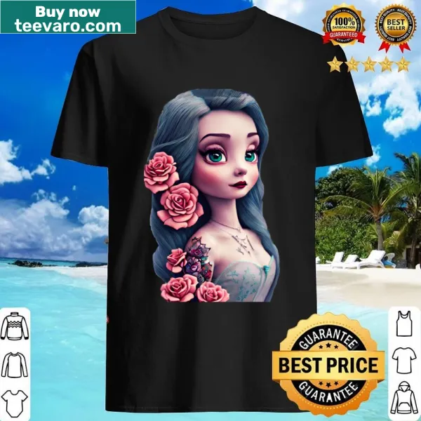 Illustration shirt featuring a dreamy princess design