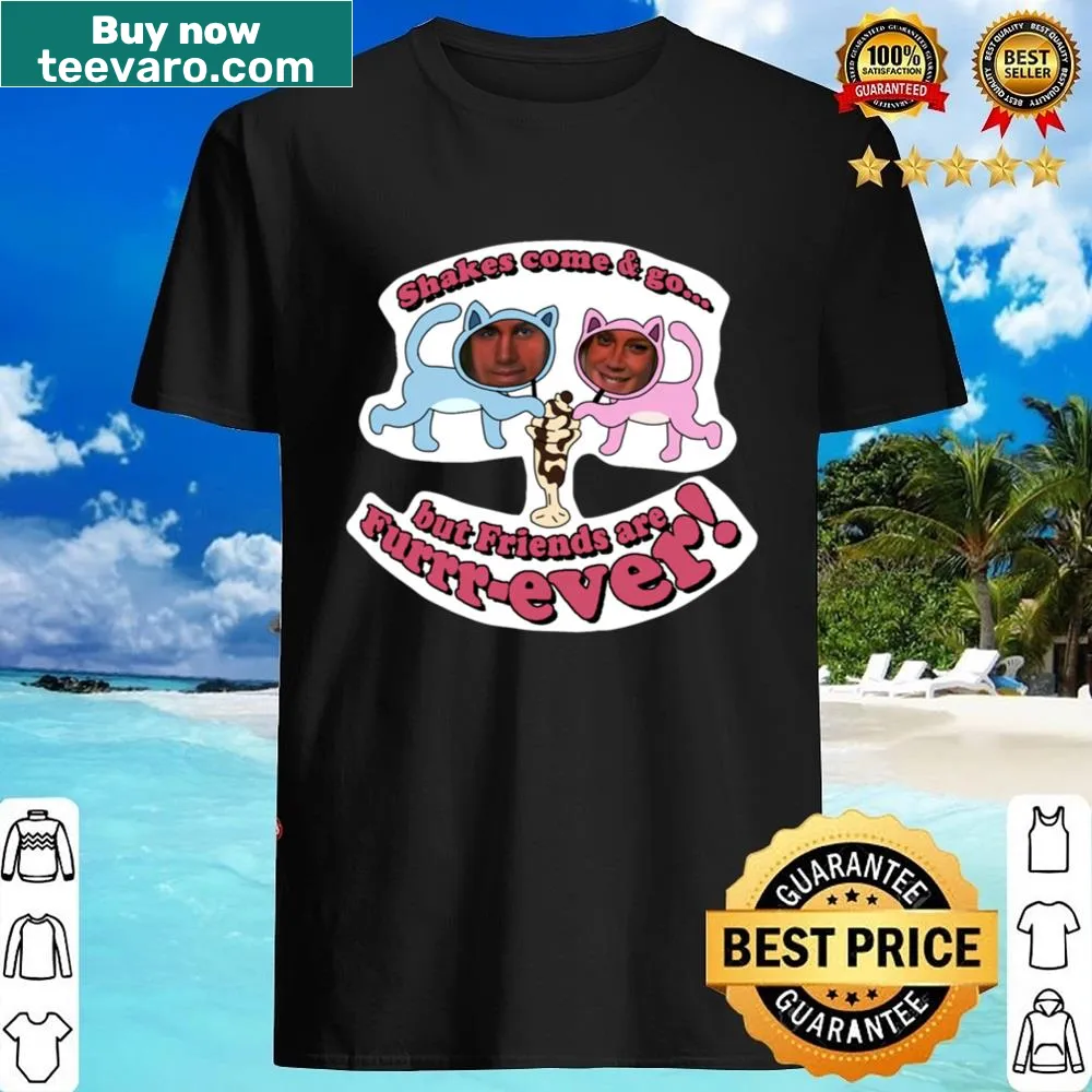 Hand-lettered shirt with a heartfelt friendship message