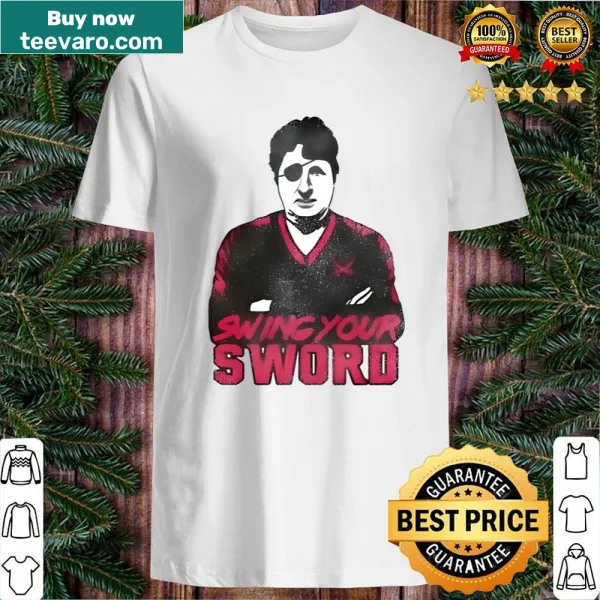 Inspiring shirt with 'Swing Your Sword' for Mike Leach.