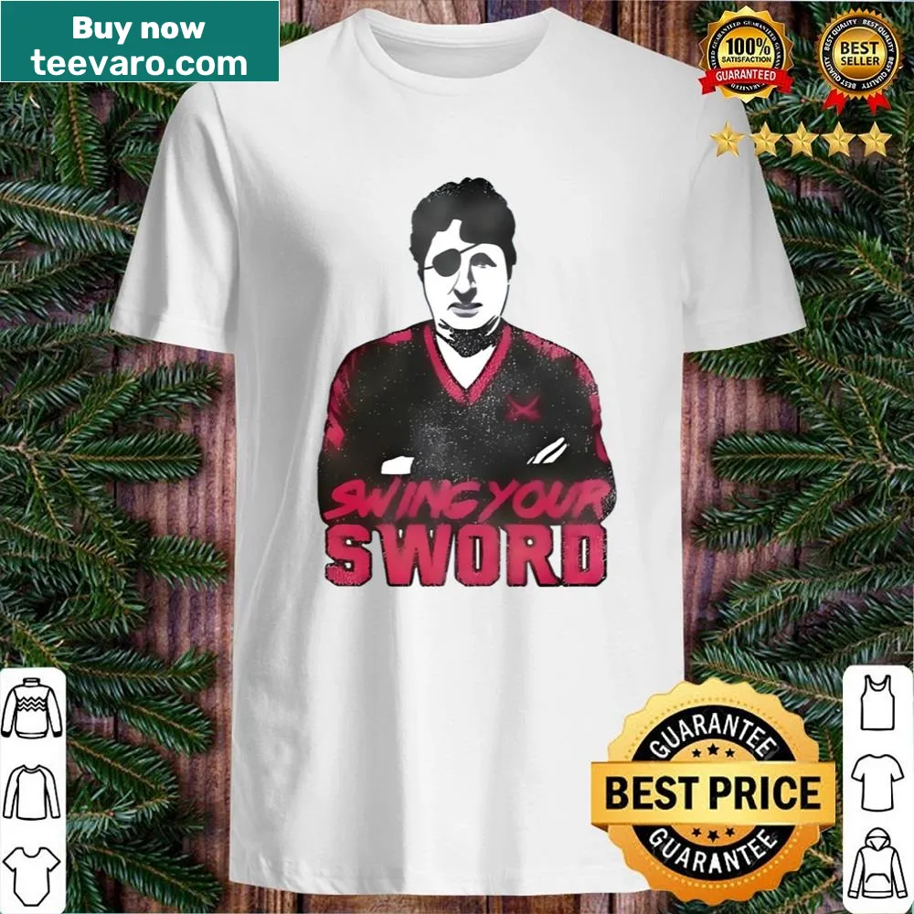 Inspiring shirt with 'Swing Your Sword' for Mike Leach.
