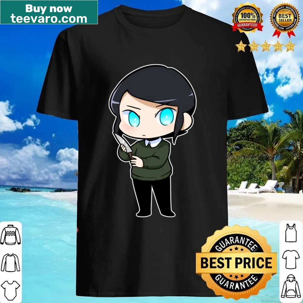 Cute chibi graphic of Tobias on a playful shirt.