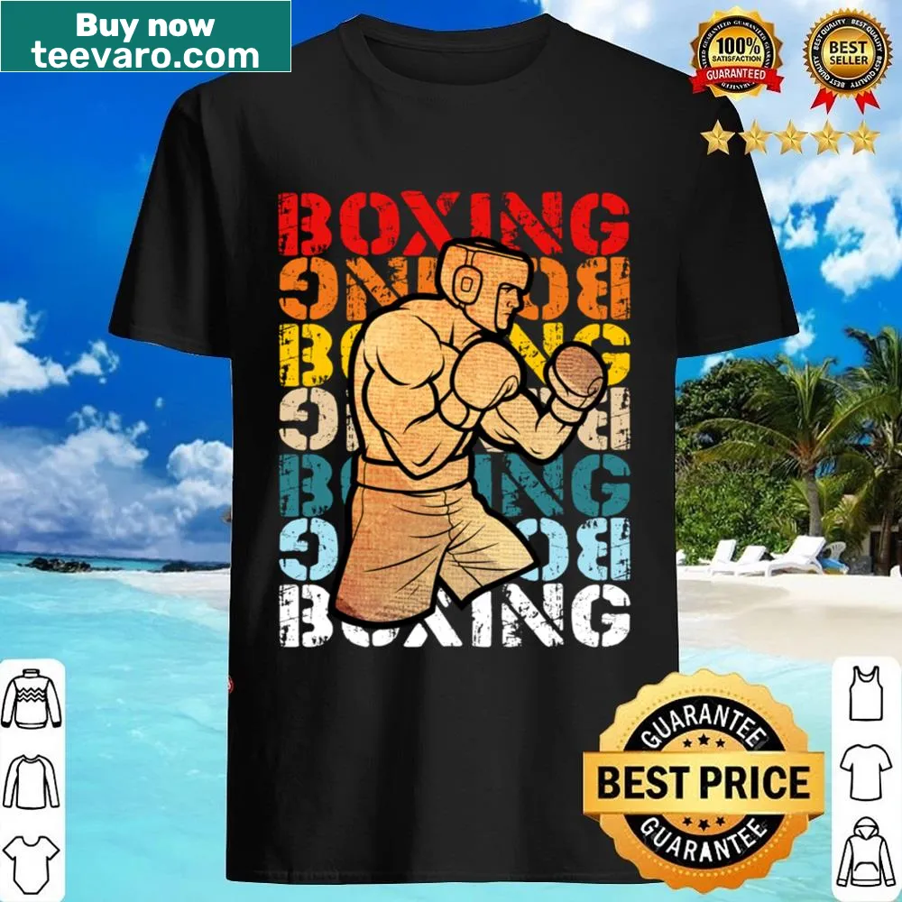 Vintage-style shirt for boxing dads with 'Boxer Daddy' text