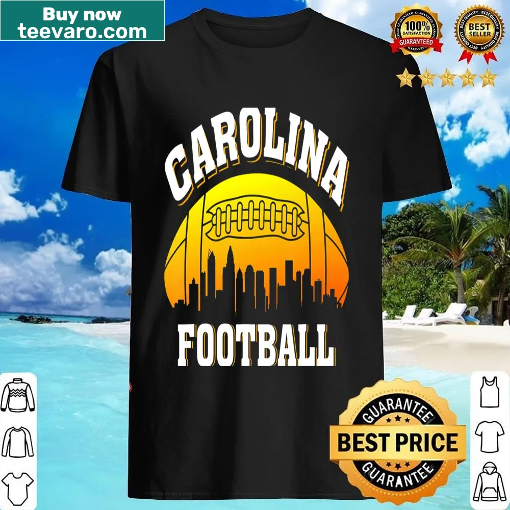 Vintage-style Carolina City Football shirt with retro graphics.
