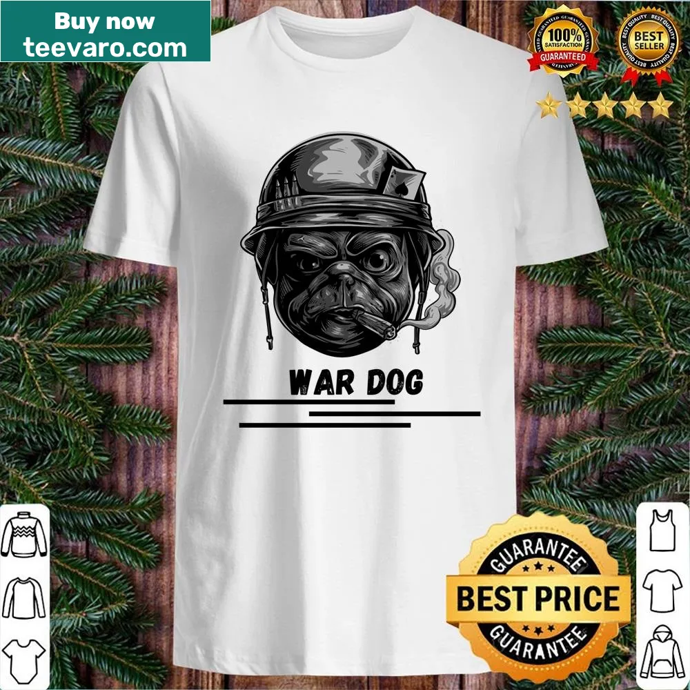 Shirt honoring war dogs with bold tribute text