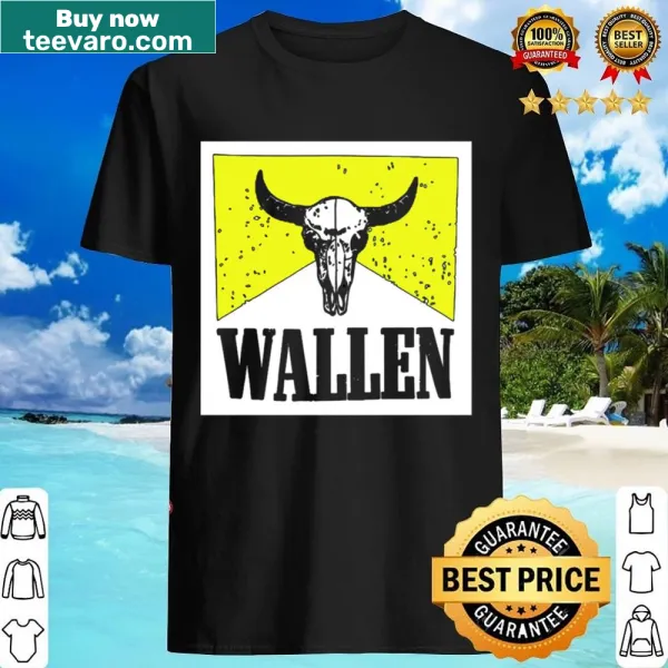 Western Wallen shirt featuring bold typography design