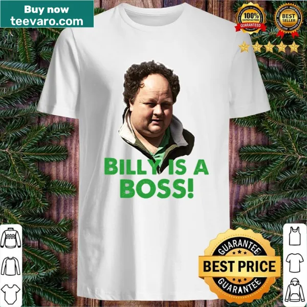 Stylish shirt with 'Billy Gerhardt' text for proud leaders.