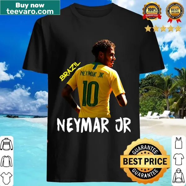 Brazil Neymar Selecao shirt celebrating soccer and team spirit