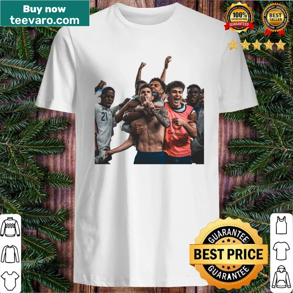 Soccer shirt celebrating Christian Pulisic and USA soccer
