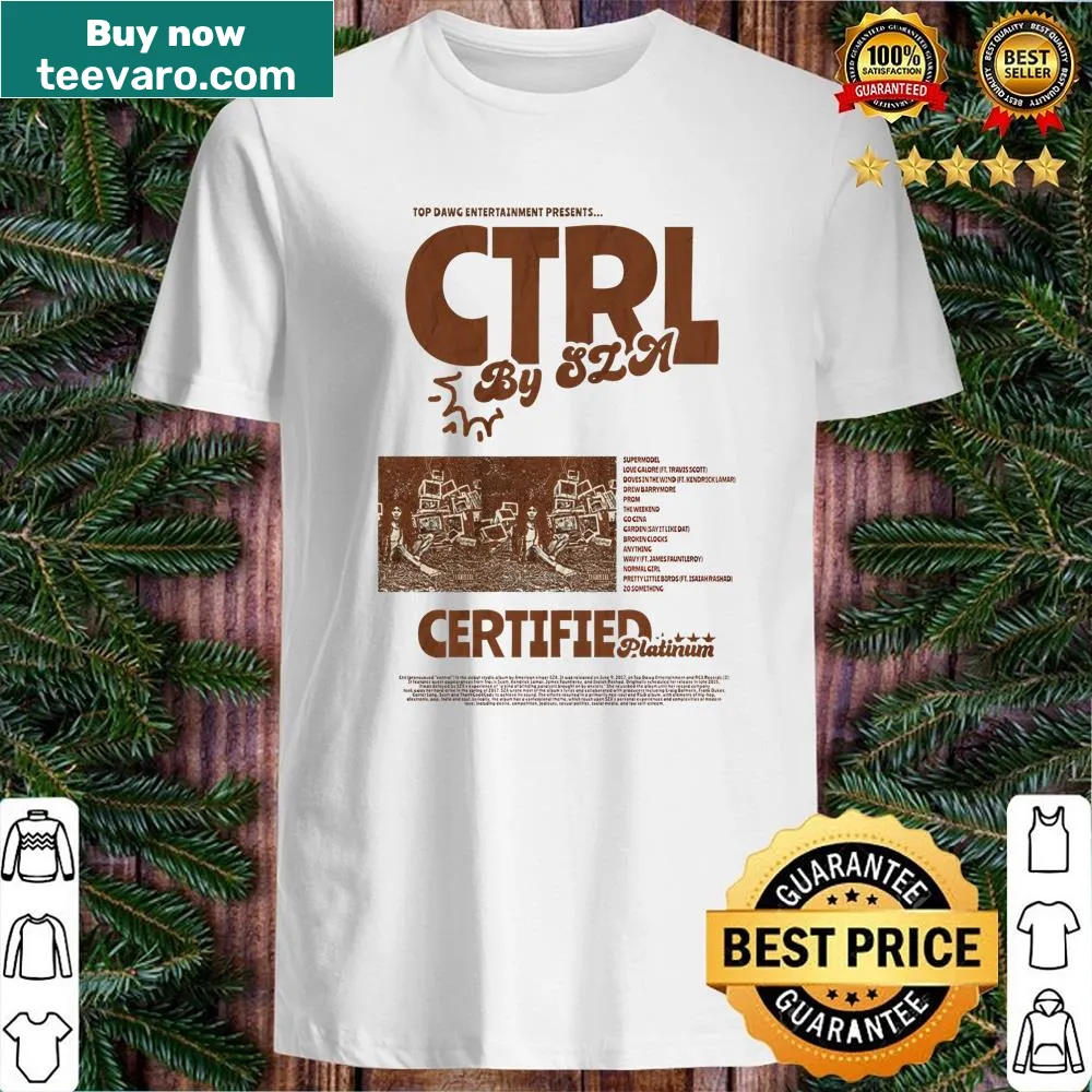 Bold typography shirt featuring 'Edition Sza' for music fans
