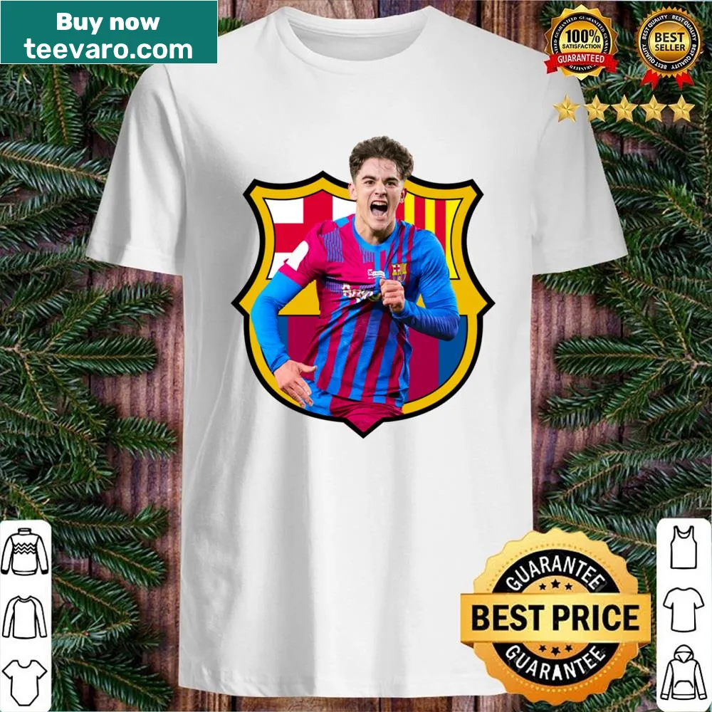 Shirt celebrating football player Gavi with a stylish design