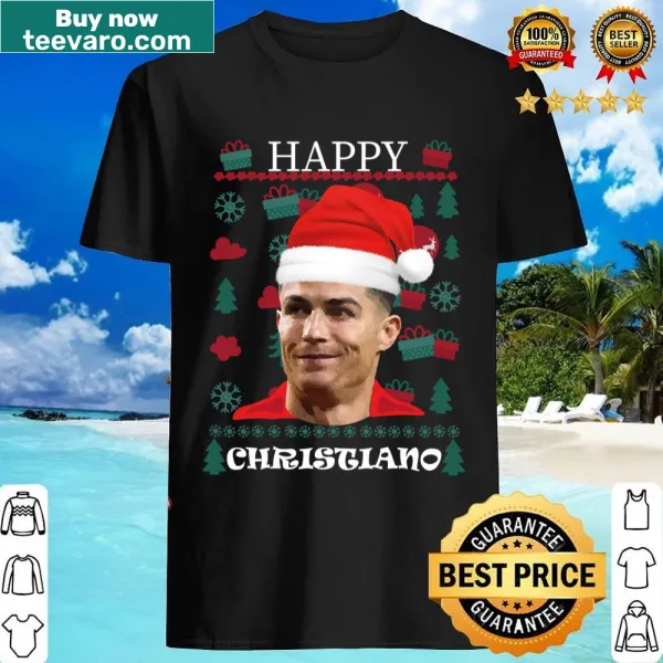 Cheerful shirt celebrating Cristiano Ronaldo with playful design