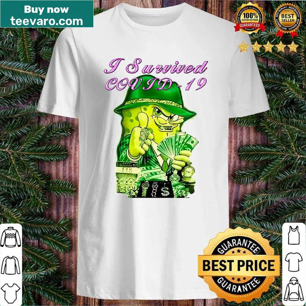 Humorous shirt declaring 'I Survived Covid 9'