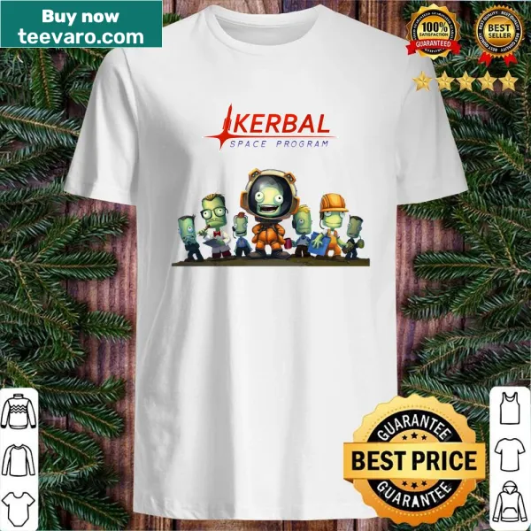 Kerbal Space Program KSP Team shirt with bold typography