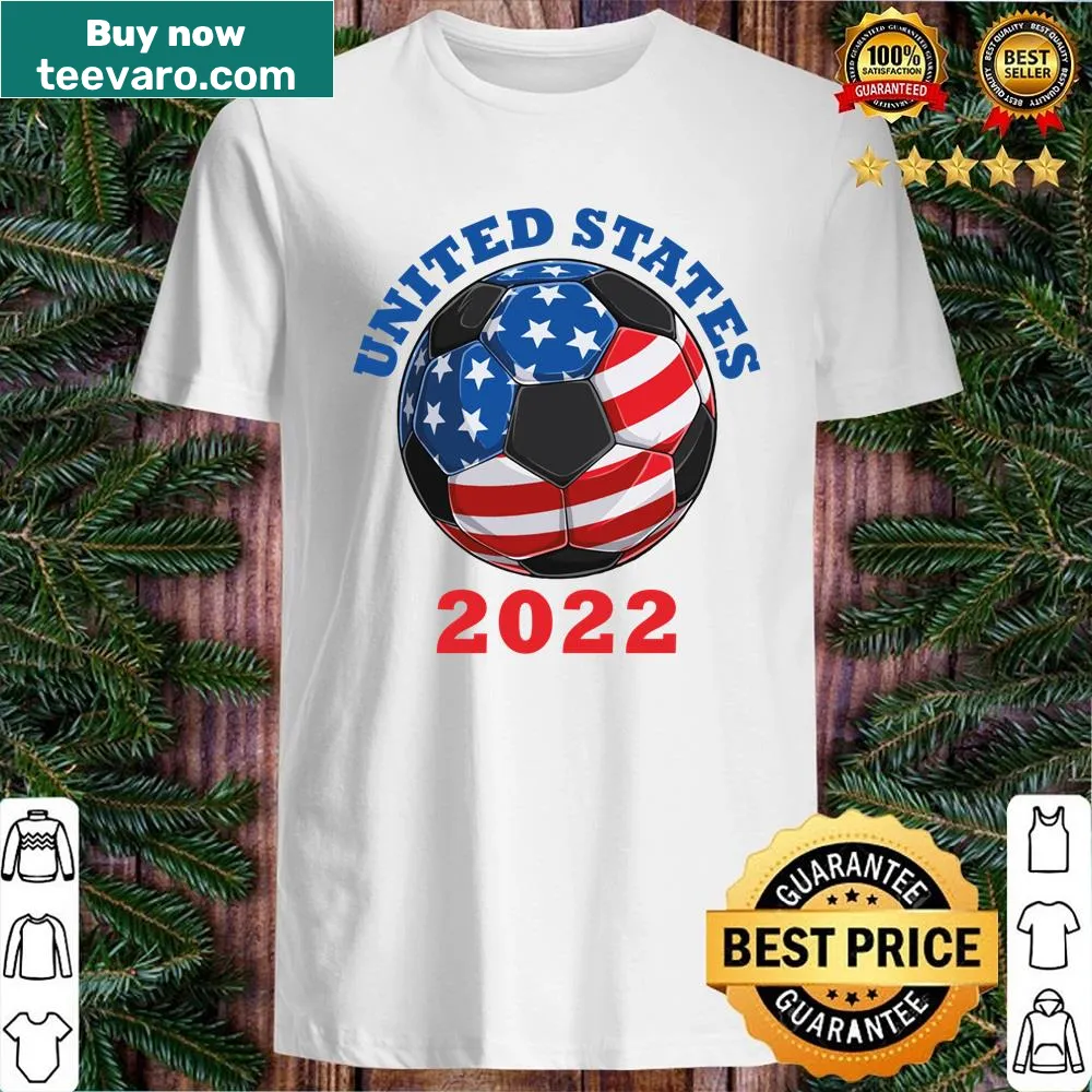 Dynamic shirt for American sports fans with flag design
