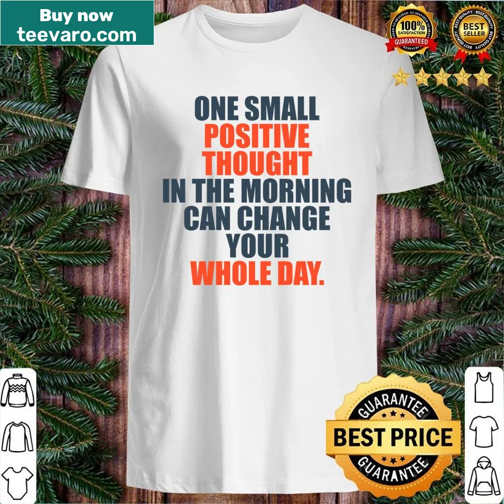 Inspirational phrase graphic on a motivational shirt
