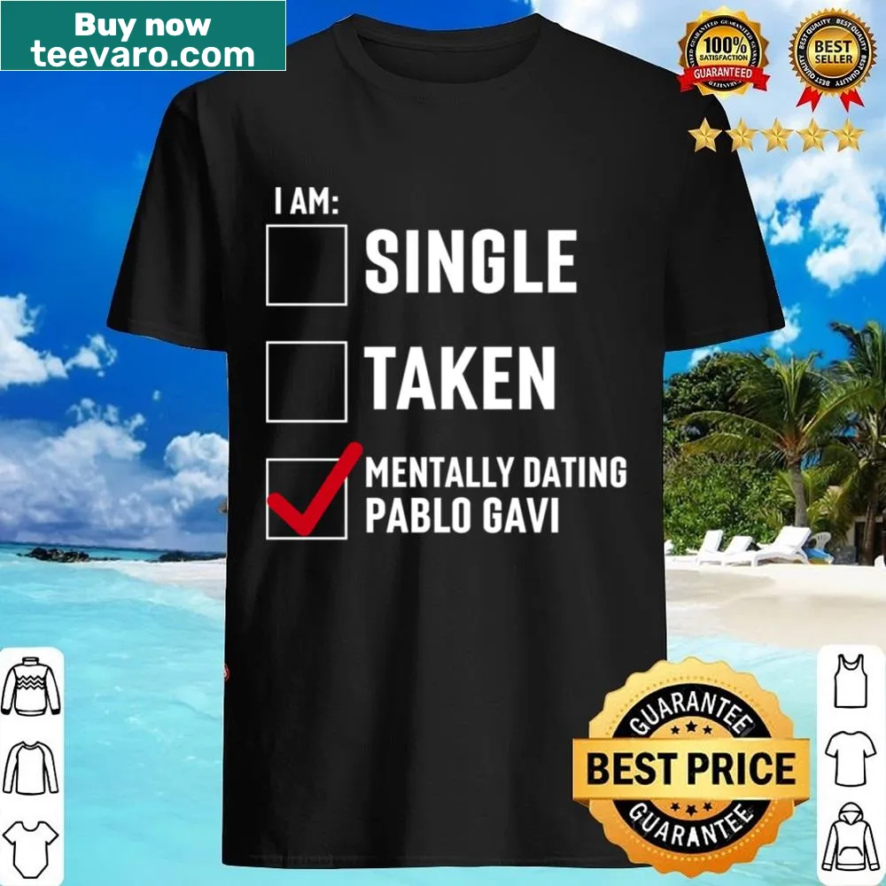 Typographic shirt celebrating the relationship with Pablo Gavi.