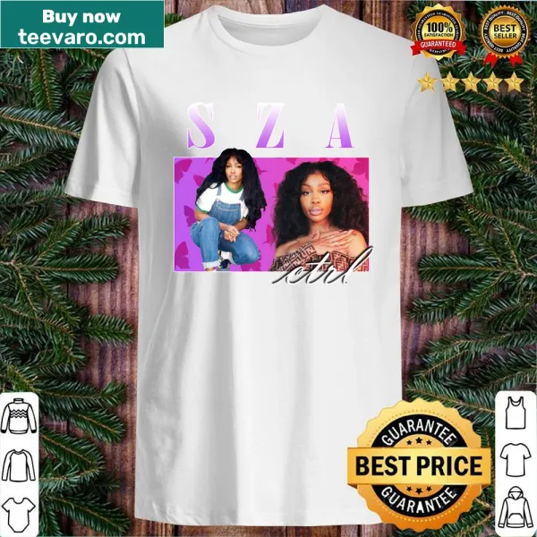 Retro 90's aesthetic shirt featuring Sza with a vintage hip hop theme
