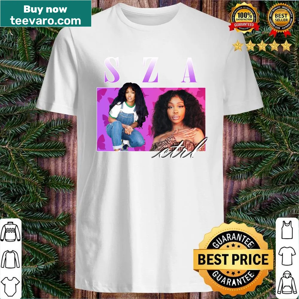 Retro 90's aesthetic shirt featuring Sza with a vintage hip hop theme