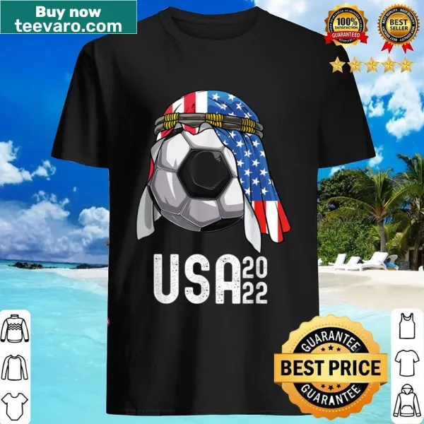 USA Soccer Team 2022 World Football design on a shirt.