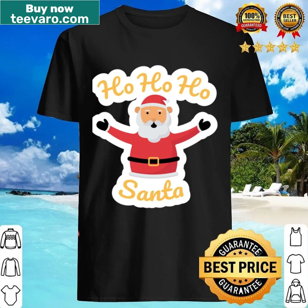 Cheerful Christmas Santa Claus shirt design