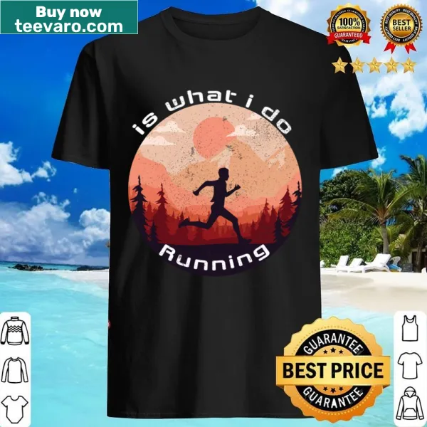 Funny jogging exercise shirt with playful fitness text