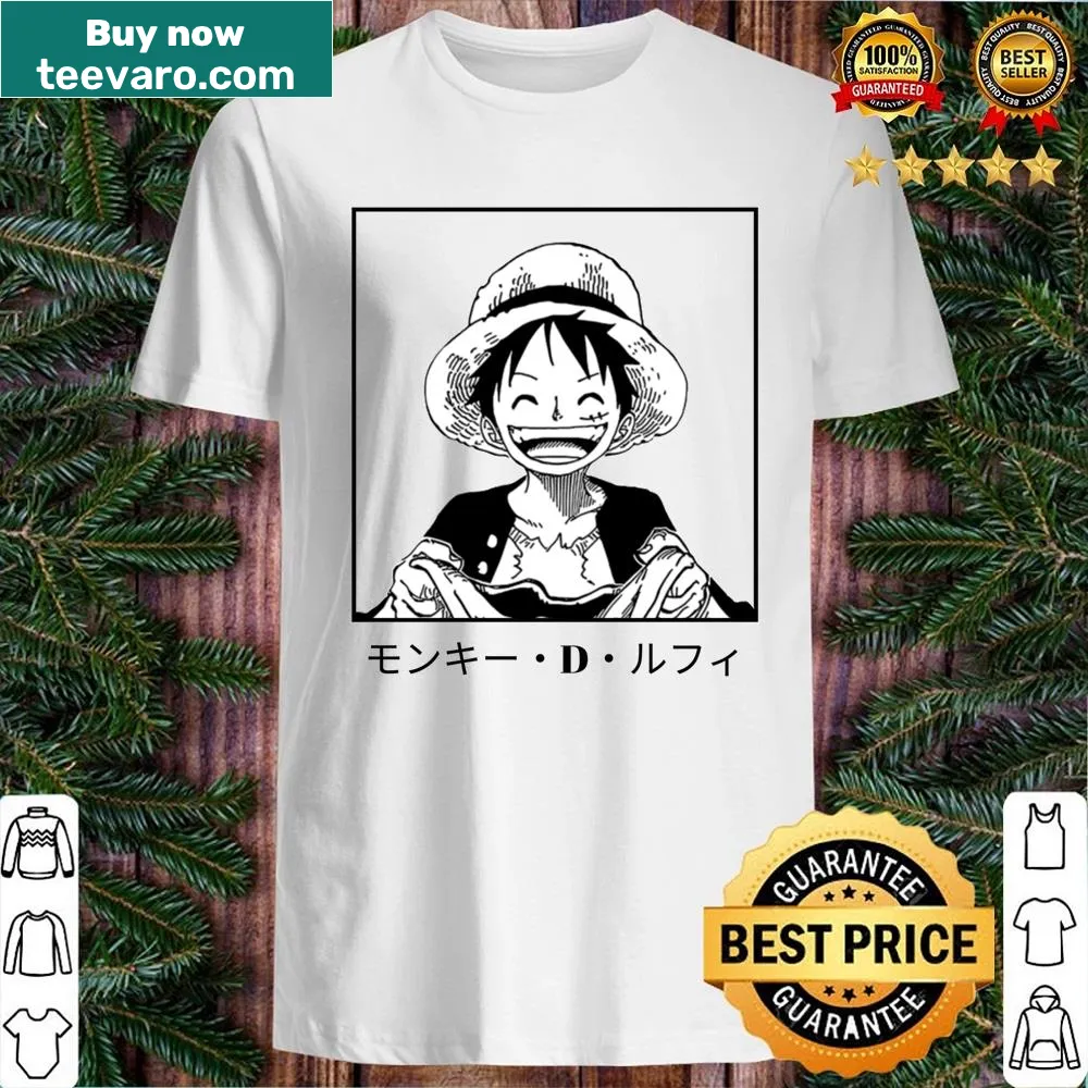 Graphic t-shirt featuring Luffy from One Piece
