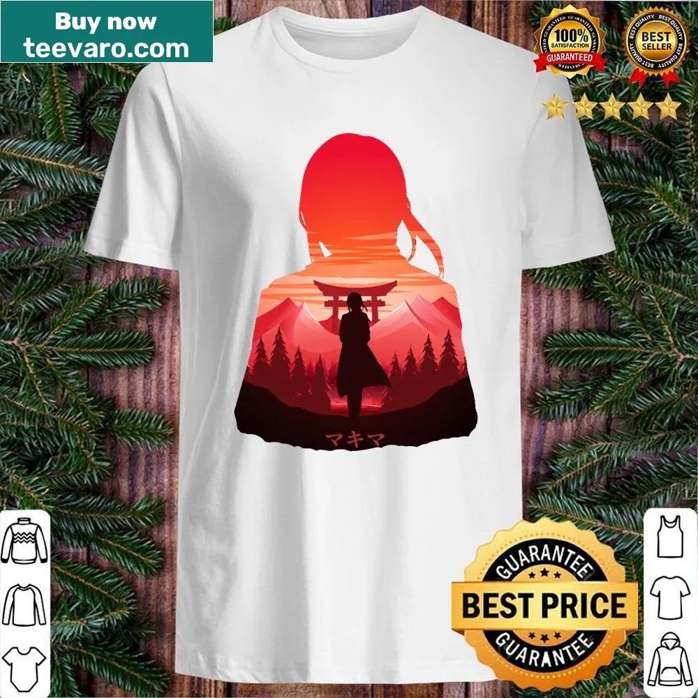 Shirt featuring Makima from anime