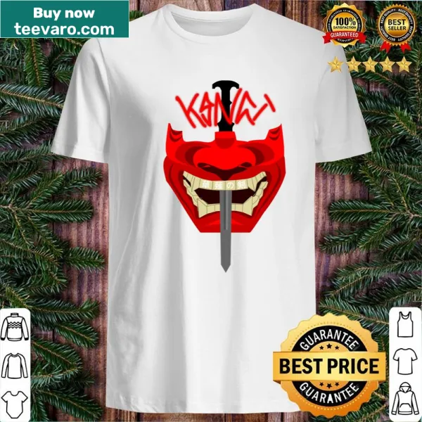 Playful shirt with a design inspired by street art and spray techniques