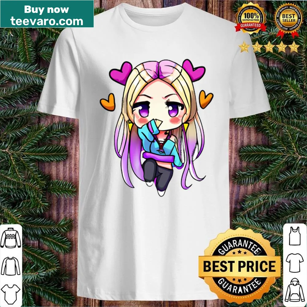 Cute illustration shirt featuring Renee Rapp in kawaii style