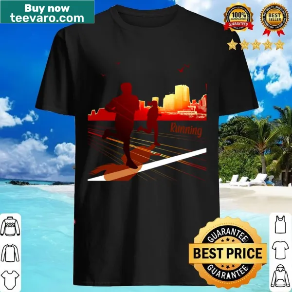 Motivational running graphic shirt for jogging enthusiasts