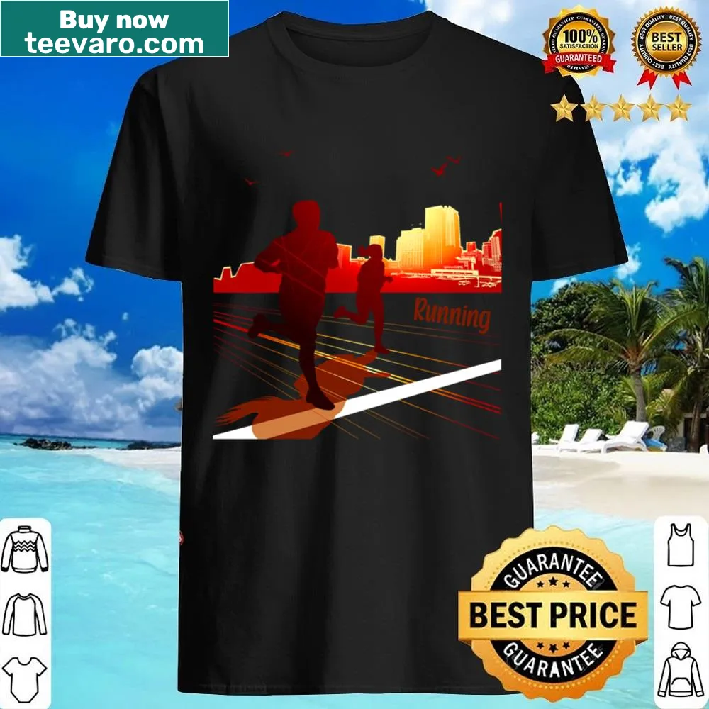 Motivational running graphic shirt for jogging enthusiasts