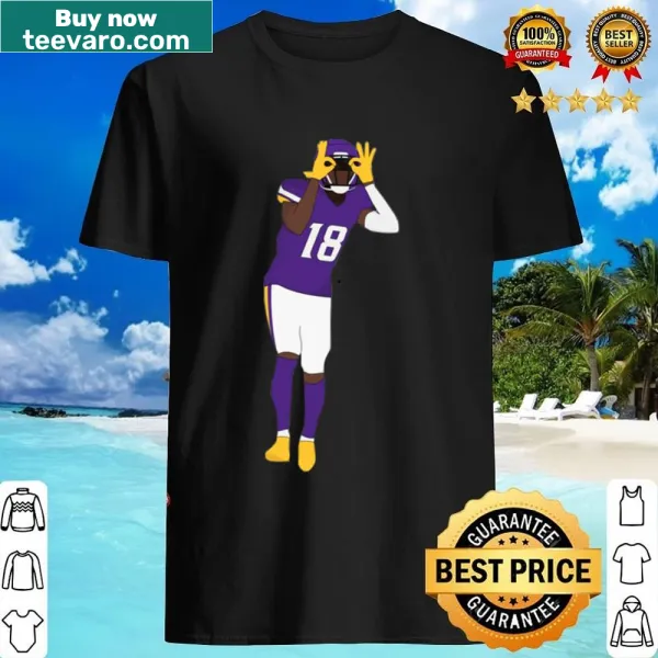 Illustrated shirt featuring two dancing characters in a fun Griddy design