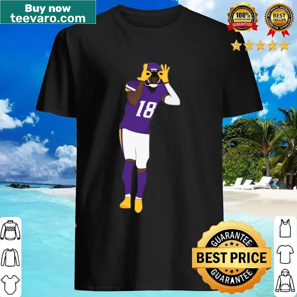 Illustrated shirt featuring two dancing characters in a fun Griddy design