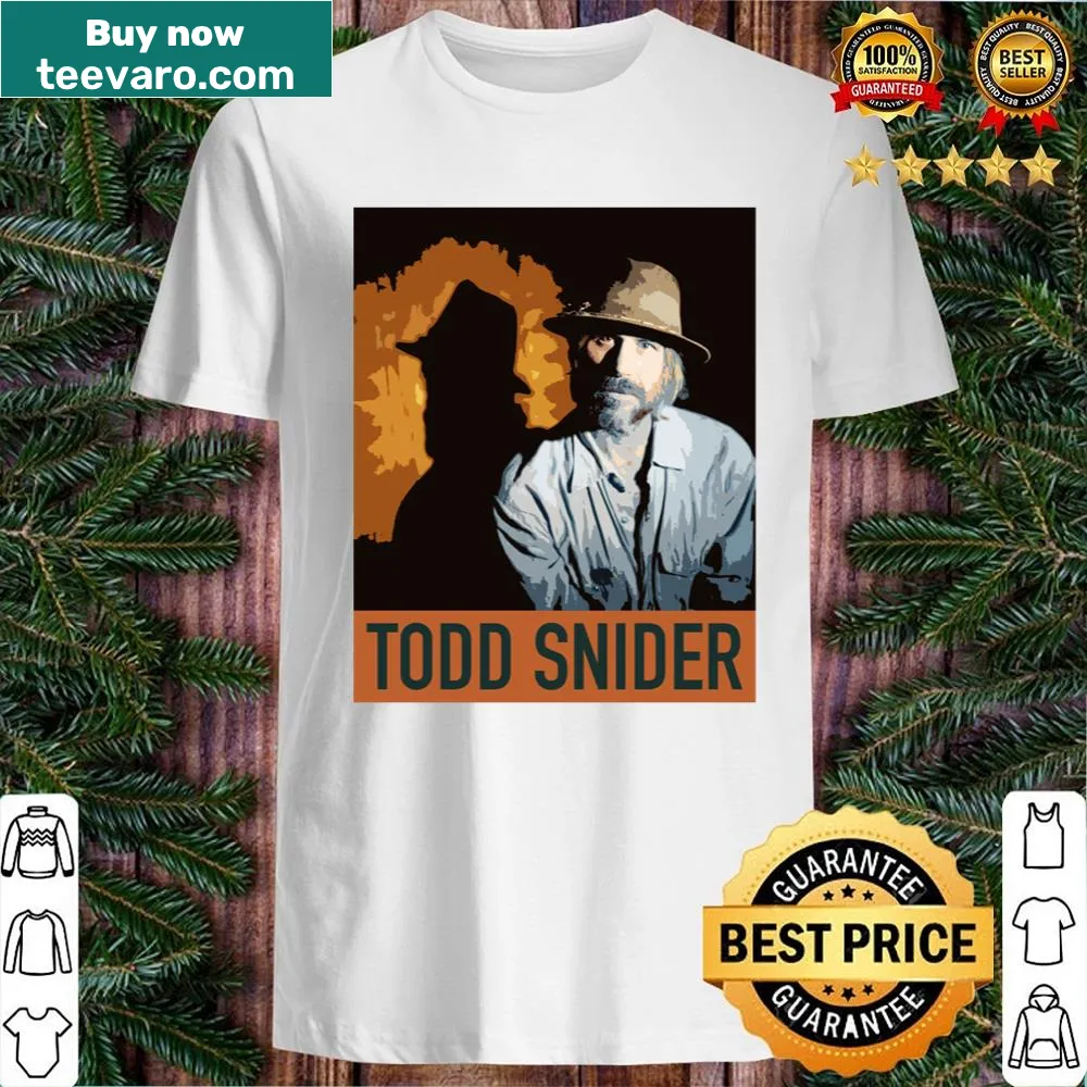 Stylish shirt featuring Todd Snider's name in typography