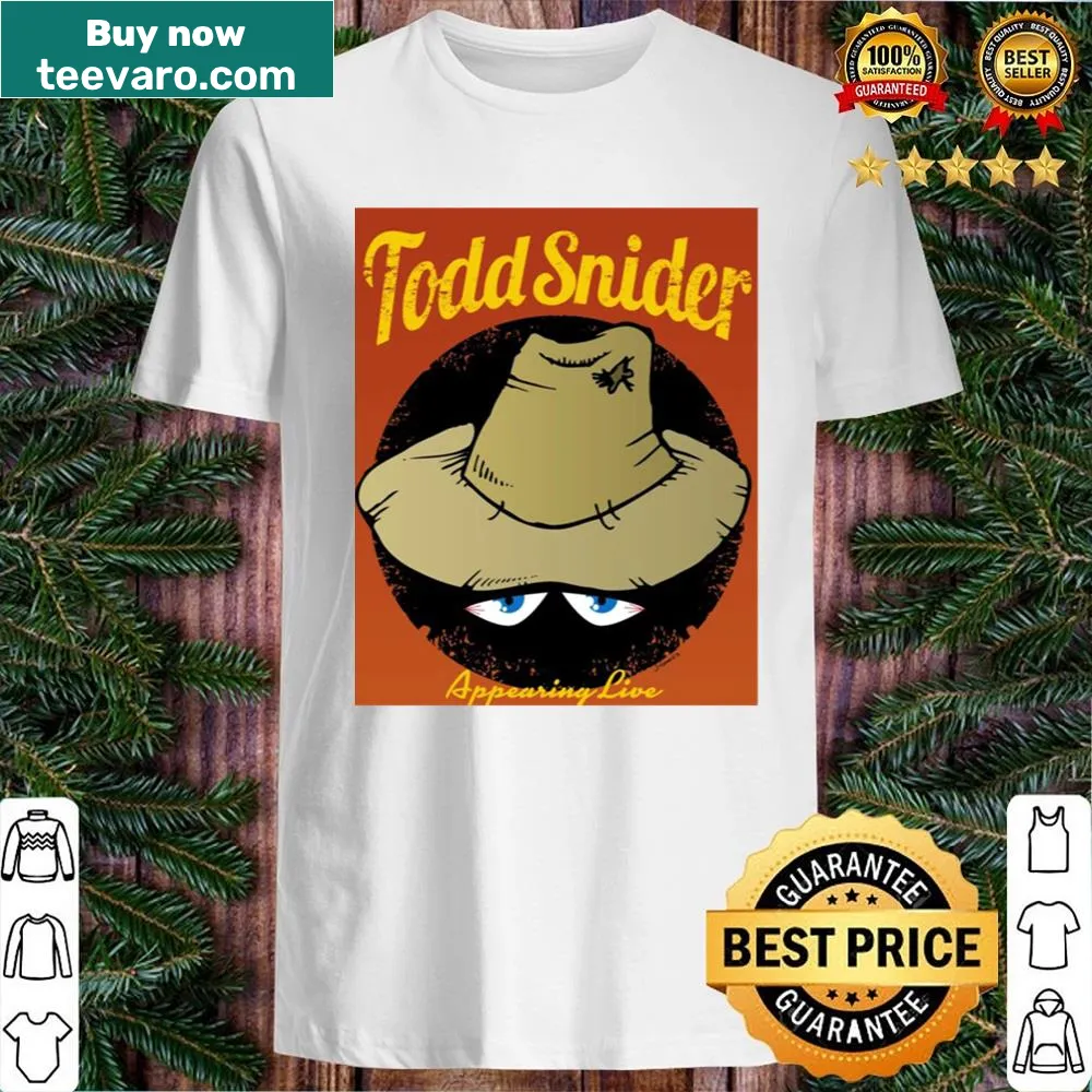 Shirt featuring Todd Sniders' name in a creative design
