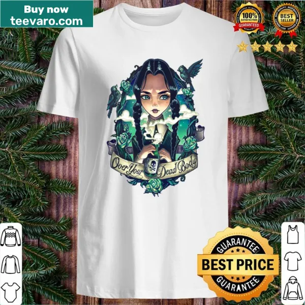 Shirt featuring a design inspired by Wednesday Addams