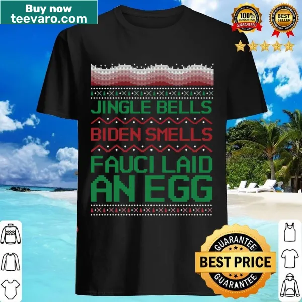 Edgy graphic on an ugly Christmas shirt